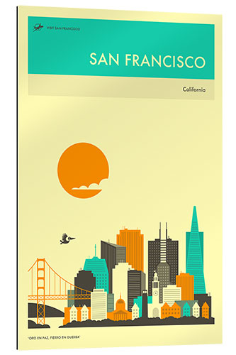 Galleritryk SAN FRANCISCO TRAVEL POSTER