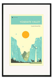 Gerahmter Kunstdruck Yosemite Valley