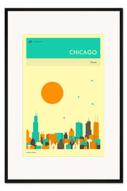Gerahmter Kunstdruck Chicago