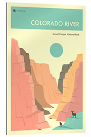 Stampa su plexi-alluminio GRAND CANYON NATIONAL PARK POSTER