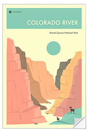 Sticker mural Colorado River, Grand Canyon National Park