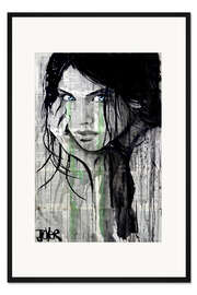 Gerahmter Kunstdruck Wacholder und Eis