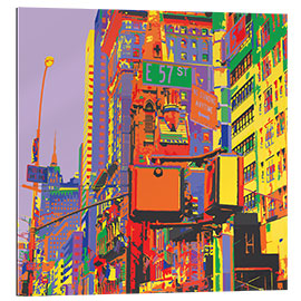 Cuadro de plexi-alu Pop Art New York City