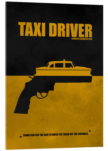 Acrylic print Taxi Driver