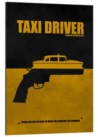 Magnettafel Taxi Driver - Minimal Alternative Film TV