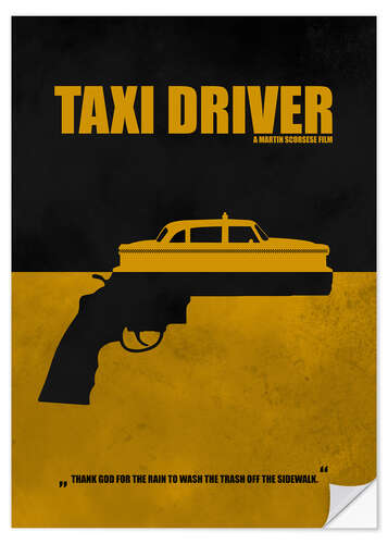 Självhäftande poster Taxi Driver