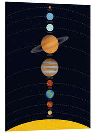 Magnettafel Unser Sonnensystem