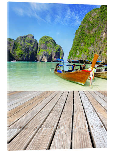 Acrylic print tropical investors