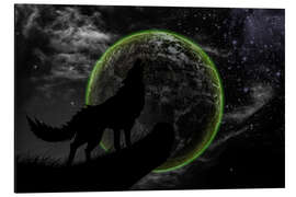 Magnettafel Werwolf und Gruselmond