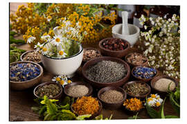 Magnettafel Kleine Kräuterküche