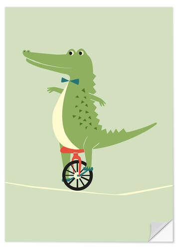 Vinilo para la pared crocodile