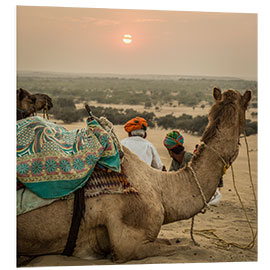 Obraz na PCV Sunset in the Thar Desert