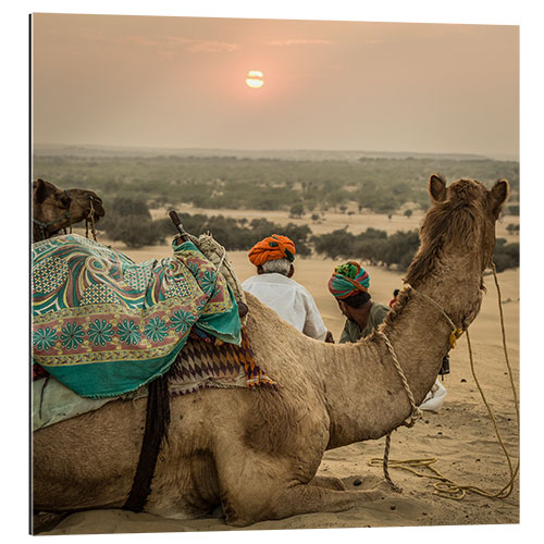 Galleriataulu Sunset in the Thar Desert