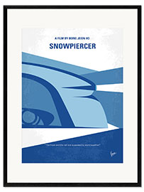 Impressão artística com moldura Snowpiercer