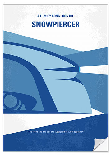 Selvklæbende plakat Snowpiercer