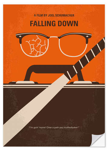 Selvklebende plakat Falling Down