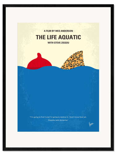 Gerahmter Kunstdruck The Life Aquatic