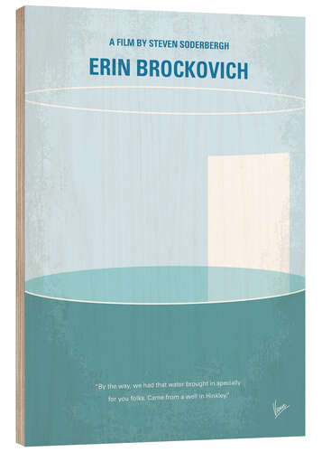 Hout print Erin Brockovich