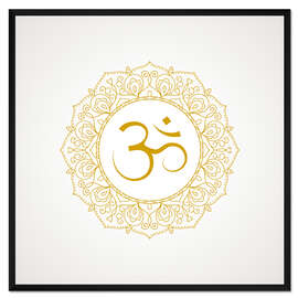 Gerahmter Kunstdruck Namaste