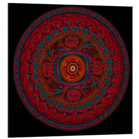 Magnettafel Detailliertes Mandala