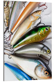 Magnettafel Bunte Angelhaken