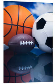 Acrylic print ball Sports