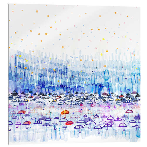 Tableau en plexi-alu Pluie