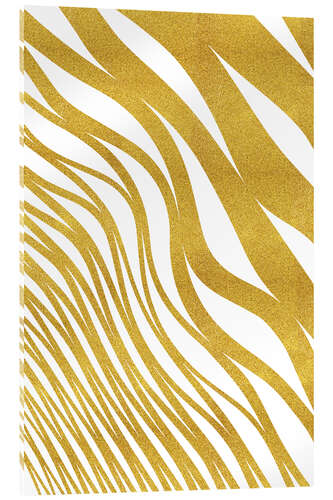 Acrylglas print Golden Wave