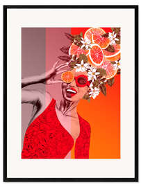 Impression artistique encadrée summer sensation