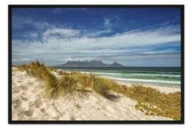 Gerahmter Kunstdruck Dünen bei Kapstadt, Südafrika