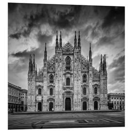 Foam board print MILAN CATHEDRAL Santa Maria Nascente