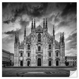 Selvklebende plakat MILAN CATHEDRAL Santa Maria Nascente