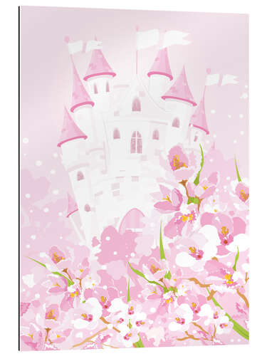 Gallery print Pink fairy tale castle