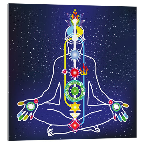 Galleritryck Colourful Chakras