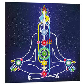 Magnettafel Bunte Chakren