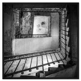 Gerahmter Kunstdruck Aufwärts