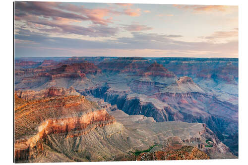 Gallery Print Sonnenuntergang über dem Grand Canyon Südrand, USA