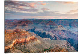 Gallery print Sunset over the Grand Canyon south rim, USA