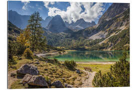 Gallery print Idyllic mountain lake in the Tyrol mountains (Austria)