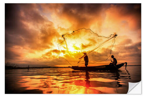 Wall sticker Fisherman of Lake Bangpra