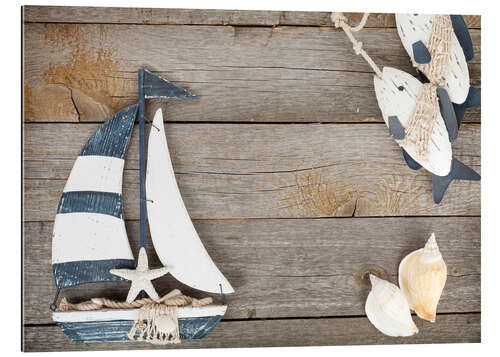 Gallery print wooden boat