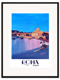 Gerahmter Kunstdruck Roma, Italia