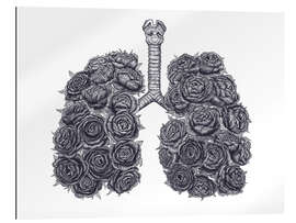 Gallery print Lungs with peonies