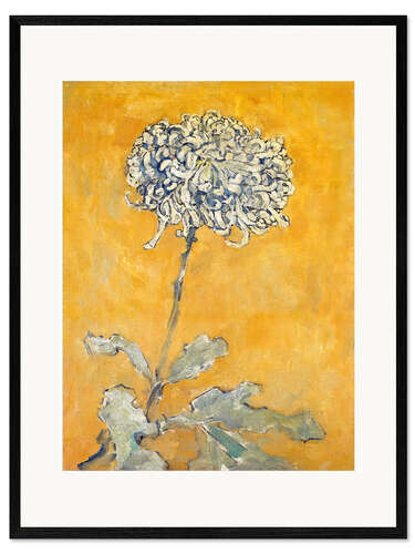 Impression artistique encadrée Chrysanthème