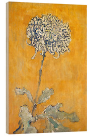Tableau en bois  Chrysanthème - Piet Mondrian