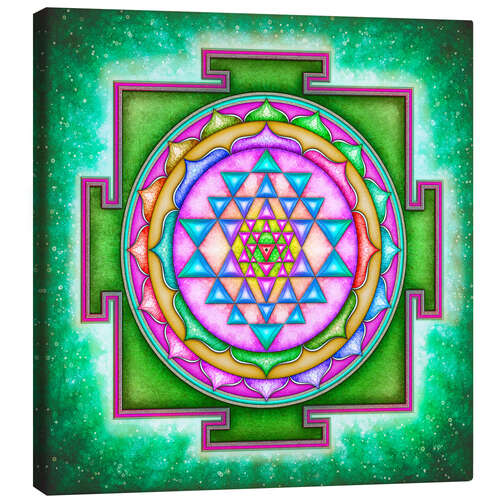 Tableau sur toile Shri yantra Mandala I