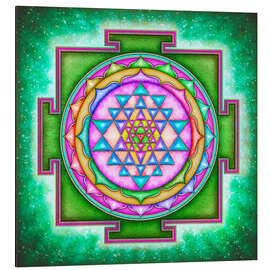 Magnettafel Sri Yantra Mandala I