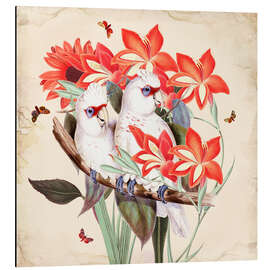 Magnettafel Exotische Papageien XI