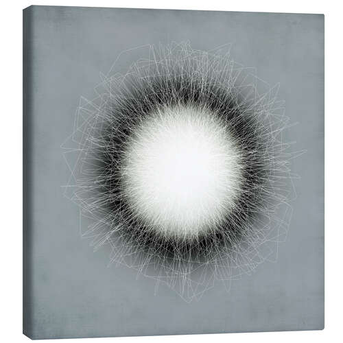 Canvas print Ergo Sum (grey)