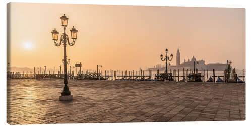 Stampa su tela Sunrise Venice